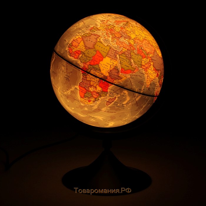 Глобус политический "Классик", диаметр 210 мм, с подсветкой