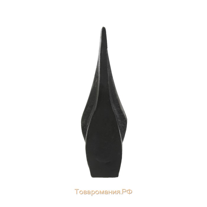 Колун кованый ТУНДРА, круглый железный клин, топорище из Гикори (орешник) 43 см, 1 кг