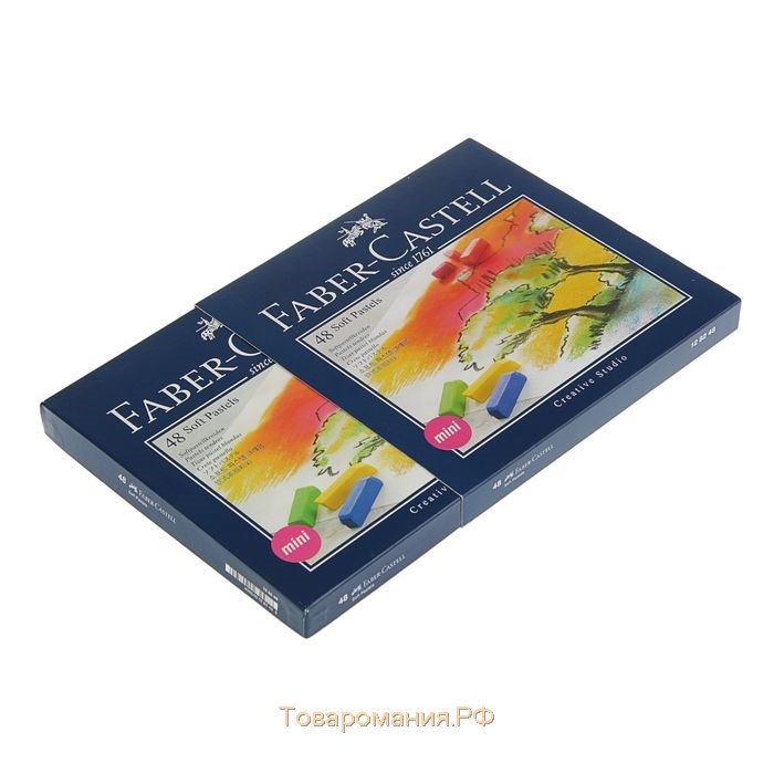 Пастель сухая художественная Soft Faber-Castell GOFA мини 48 цветов 128248