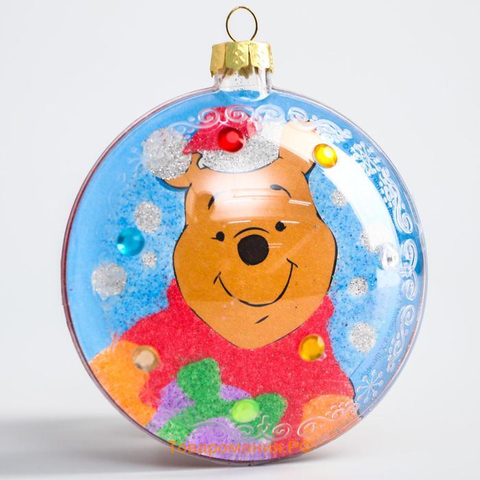 Набор для творчества на Новый год "Новогодний шар-фреска" Медвежоннок Винни