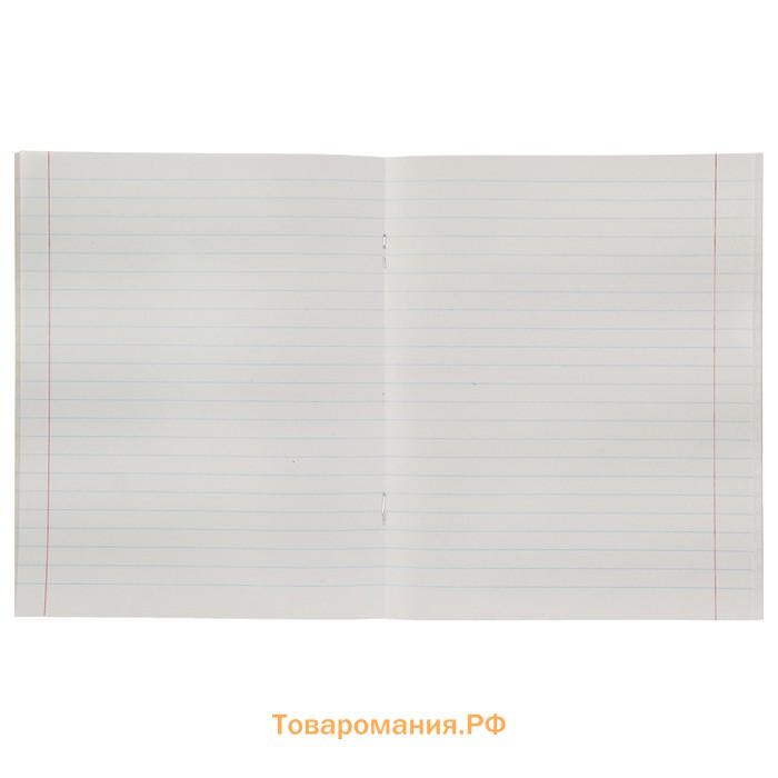 Тетрадь 48 листов в линейку Calligrata «Мотоциклы», обложка мелованный картон, блок №2, белизна 75% (серые листы), МИКС