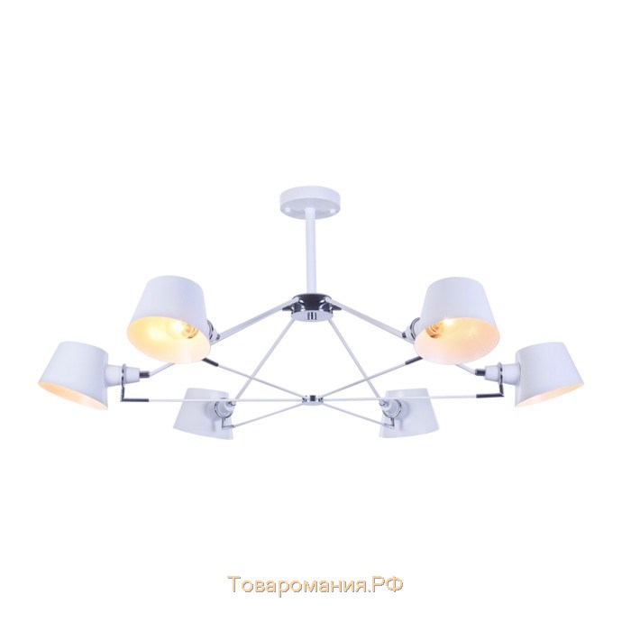 Люстра Abigail 6x40Вт E14, белый 100x100x43 см