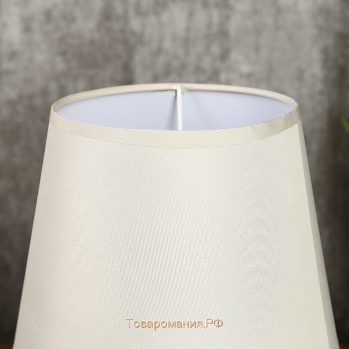 Лампа настольная керамика "Кадди" 1хE14 40Вт серый 18х18х27 см RISALUX