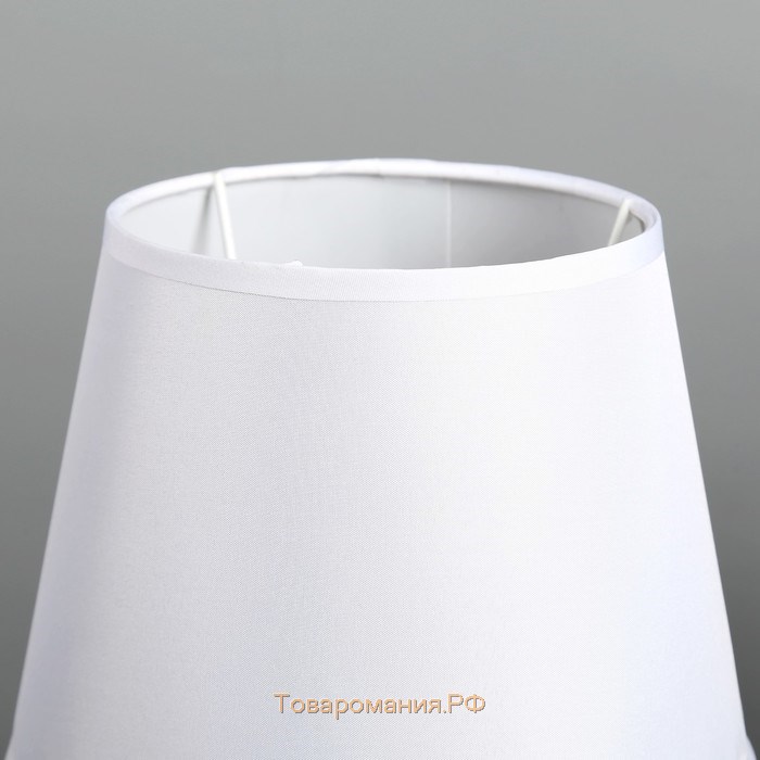 Лампа настольная "Ариззи" Е14 1х40Вт молочный 18х18х33 см RISALUX