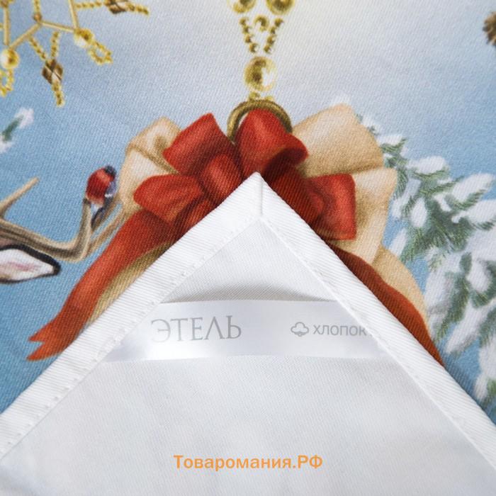 Скатерть новогодняя  "Christmas time" 150х185см +/-3см с ГМВО, хл100%