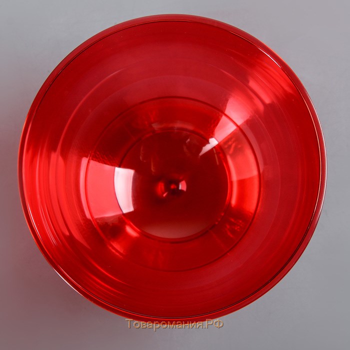 Креманка пластиковая одноразовая «Кристалл», 200 мл, цвет красный