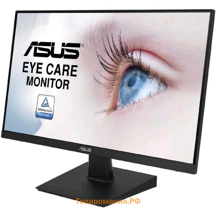 Монитор Asus Gaming VA24EHE 23.8", IPS, 1920x1080, 75Гц, 5мс, VGA, DVI, HDMI, чёрный