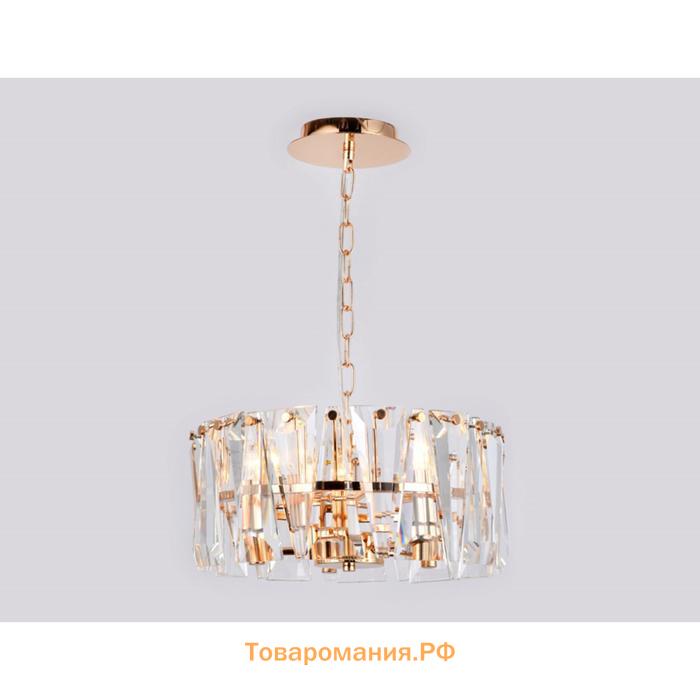 Люстра Ambrella light Traditional, 5x40Вт E14, цвет золото