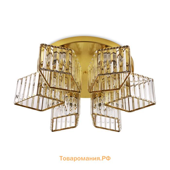 Люстра Ambrella light Traditional, 6x40Вт E27, цвет золото