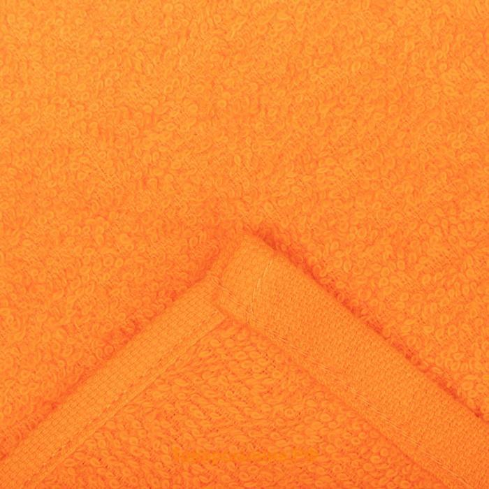 Полотенце махровое Экономь и Я 30х60 см, цв. оранжевый, 100% хлопок, 320 гр/м2