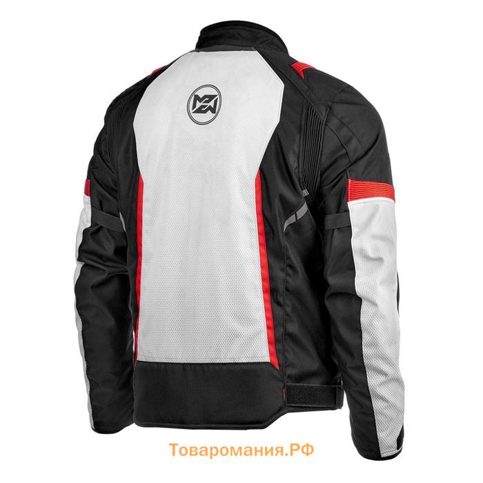 Куртка мужская MOTEQ Spike, текстиль, размер S, черная, белая