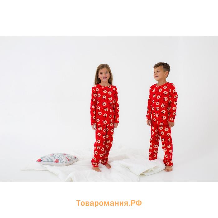 Пижама детская KAFTAN "Happy New Year" размер 28 (86-92 см)