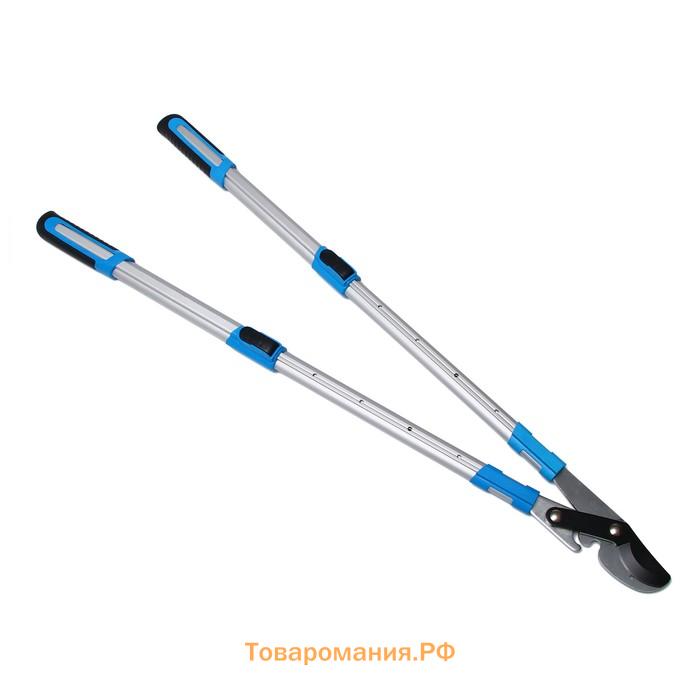 Сучкорез профессиональный, 26.4−37" (67.5−94 см), телескопический, с пластиковыми ручками, МИКС, Greengo