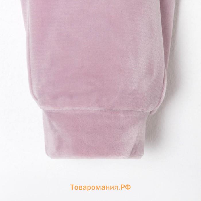 Костюм детский (толстовка, брюки) KAFTAN "Basic line" размер 30 (98-104см), лиловый