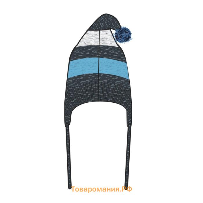 Комплект вязаный для мальчика: шапка и снуд, размер 48