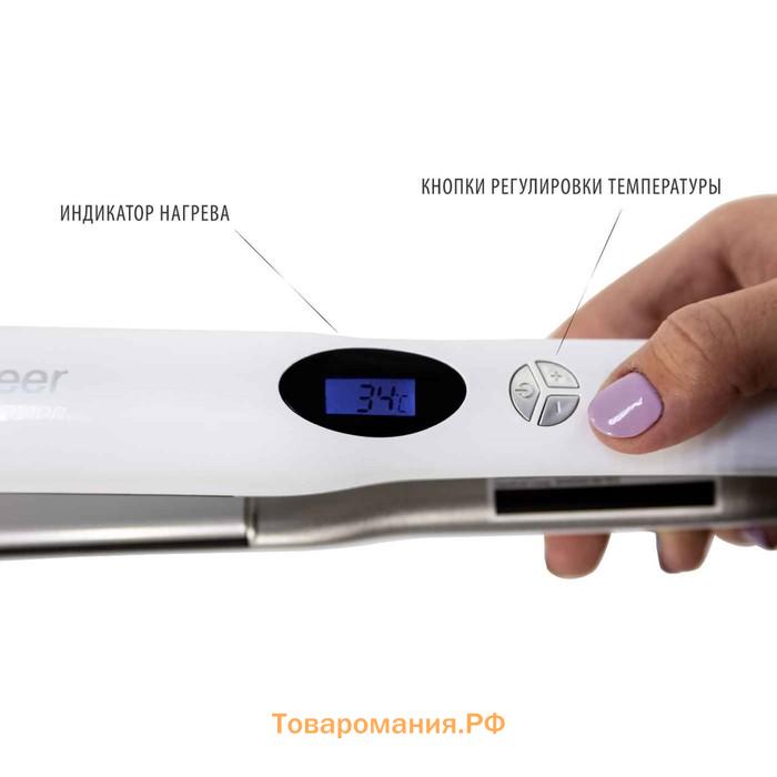 Выпрямитель Pioneer HS-10117, керамика, 55 Вт, до 230°С, белый