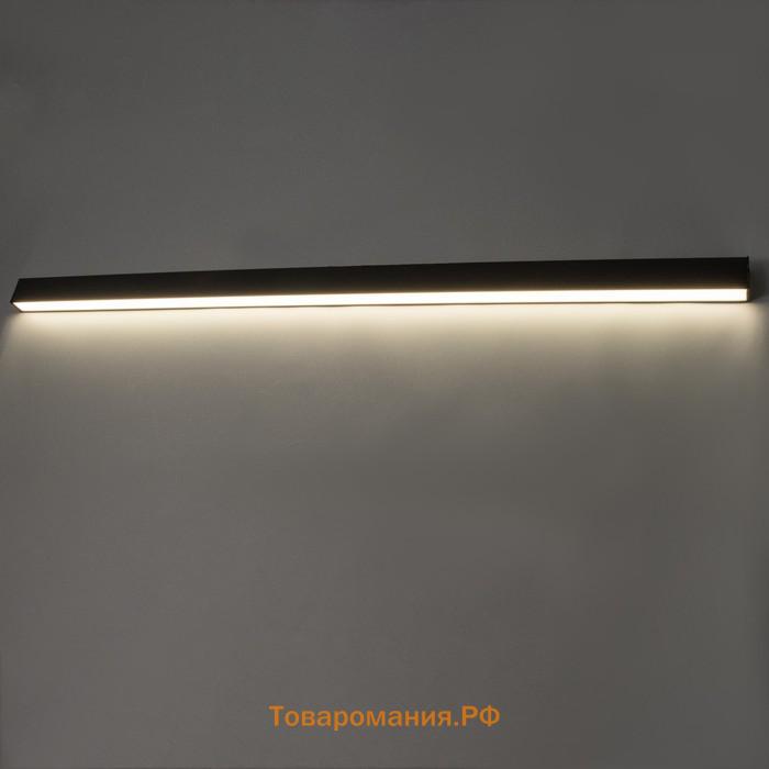 Светильник "Лайн" LED 24Вт 4000К черный 150х3,3х6 см BayerLux