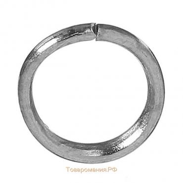 Кольцо соединительное 1×7 мм (набор 50 г, ± 410 шт.) СМ-982, цвет серебро