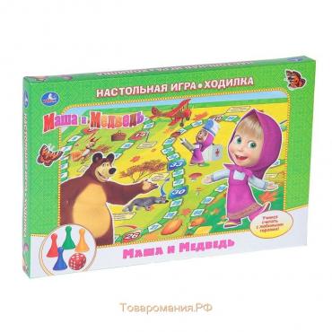 Настольная игра «Маша и Медведь», 2-4 игрока, 3+