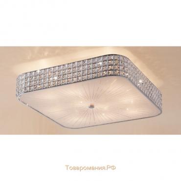 Люстра «Портал» 10x60W E14 хром 61x61x15 см