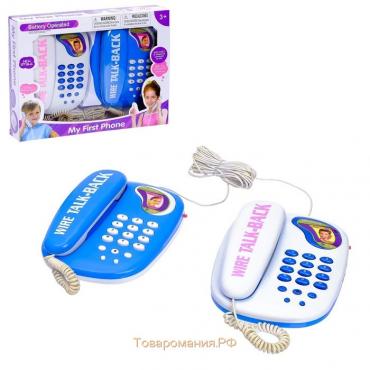 Телефон «Давай поговорим», в наборе 2 телефона, МИКС