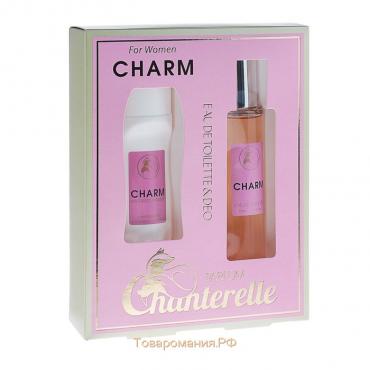 Подарочный набор косметики для женщин Charm: Туалетная вода + дезодорант -антиперспирант