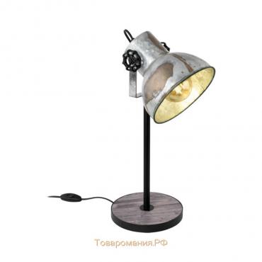 Настольная лампа BARNSTAPLE 40Вт E27, коричневый, чёрный
