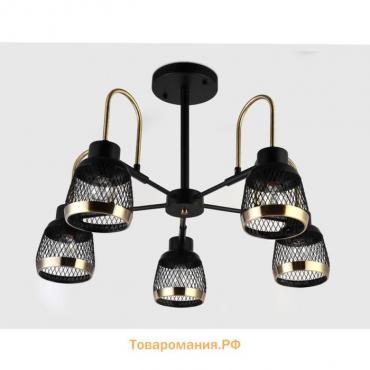 Люстра Ambrella light Traditional, 5x40Вт E27, цвет бронза, чёрный