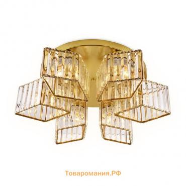 Люстра Ambrella light Traditional, 6x40Вт E27, цвет золото