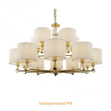 Люстра Maytoni MOD088PL-15BS, 15хE14, 40Вт, 90х90х156 см, цвет латунь