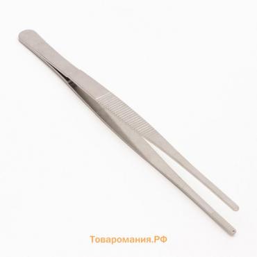 Пинцет для террариума NomoyPet из нержавеющей стали, прямой, 20 см