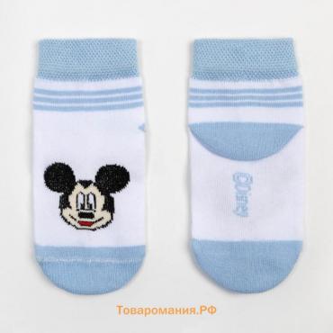 Носки "Mickey Mouse", Микки Маус, белый, 10-12 см