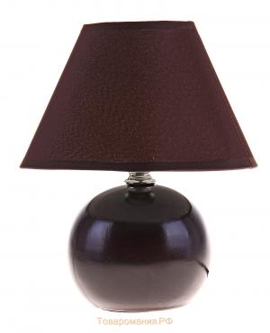 Лампа настольная "Шар черный" 25 см, Е14  220V RISALUX